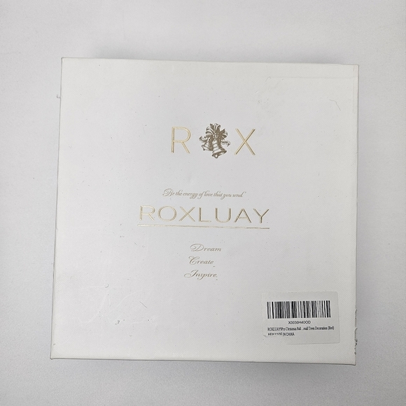 Luxury ornaments box red Red And Gold Ornaments - Picture 5 of 7